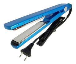 Prancha Chapinha Progressiva Cabelo titanium 450 Graus F Cor Azul 110v/220v