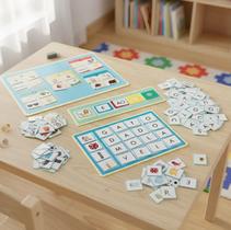 Prancha de Alfabetização Educativa para Crianças - Voz em Papel