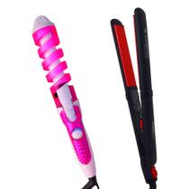 Prancha De Cabelo Cadence Turmalina Cerâmica Ions 210ºc Úmido p28 Chapinha Modelador Cacheador Nova Bivolt