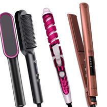 Prancha De Cabelo Chapinha Gama Italy Profissional Cerâmica Ion 450ºf Oleo Marula Modelador Cacheador Nova Escova Alisadora Secadora 2 Em 1 Hq Bivolt