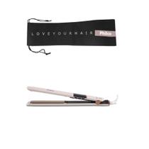 Prancha de Cabelo Chrome Rose PPR10 Philco Com Bolsa Display Digital Cordão Giratório 360 Bivolt