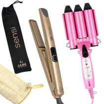 Prancha De Cabelo Gama Italy Profissional Cerâmica 450ºf Sensi Chapinha Progressiva Milhões Ions Dourado Modelador Triondas Bivolt Prancha De Cabelo Gama Italy Profissional Cerâmica 450ºf Sensi Chapinha Progressiva Milhões Ions Dourado Modelador Triondas Bivolt