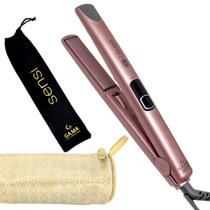 Prancha De Cabelo Gama Italy Profissional Cerâmica 450ºf Sensi Chapinha Progressiva Milhões Ions Rose Bivolt