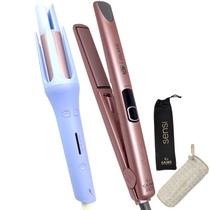 Prancha De Cabelo Gama Italy Profissional Cerâmica 450ºf Sensi Chapinha Progressiva Milhões Ions Rose Modelador Automático Bivolt