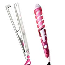 Prancha De Cabelo Gama Italy Profissional Cerâmica Ion Tourmaline Rosa 430ºf New Chapinha Modelador Cacheador Espiral Nova Bivolt