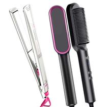 Prancha De Cabelo Gama Italy Profissional Cerâmica Ion Tourmaline Rosa 430ºf News Chapinha Escova Alisadora Secadora Hq Bivolt