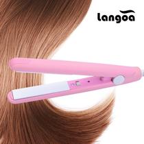 Prancha De Cabelo Profissional Cerâmica Iônica Alisamento Sem Danos Proteção Térmica Rosa Pastel