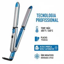 Prancha de Cabelo Profissional com Íons Zero Frizz e Brilho Intenso