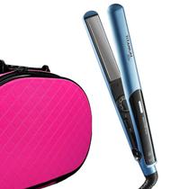 Prancha De Cabelos Alisadora Britania Titanium 220ºc Chapinha Progressiva Salão Blue Bivolt Com Maleta Prancha De Cabelos Alisadora Britania Titanium 220ºc Chapinha Progressiva Salão Blue Bivolt Com Maleta