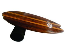 Prancha De Equilíbrio Balanceboard - Madeira Escura