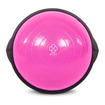 Prancha de Equilíbrio BOSU 20" Antiderrapante com 6 Pés de Borracha Rosa