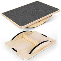 Prancha de equilíbrio Woodure Professional Wobble 160 kg antiderrapante Prancha de equilíbrio Woodure Professional Wobble 160 kg antiderrapante