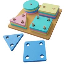 Prancha de formas candy brinquedo educativo