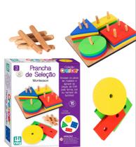 Prancha de Seleção Colorida Atividade Montessori -Nig Brinquedos Prancha de Seleção Colorida Atividade Montessori -Nig Brinquedos