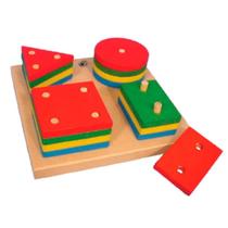 Prancha de seleção com 17 peças em madeira - simque - 330