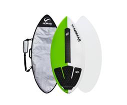 Prancha De Skimboard Iniciante 1,10 Verde + Capa