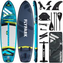 Prancha de Stand Up Paddle Inflável FLYPARK 10'8"x89cm para Pesca SUP Prancha de Stand Up Paddle Inflável FLYPARK 10'8"x89cm para Pesca SUP
