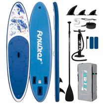 Prancha de Stand Up Paddle Inflável FunWater 11' Ultra Leve Azul Prancha de Stand Up Paddle Inflável FunWater 11' Ultra Leve Azul