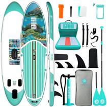 Prancha de Stand Up Paddle Inflável Niphean 320 cm com Assento e Deck em EVA Prancha de Stand Up Paddle Inflável Niphean 320 cm com Assento e Deck em EVA