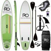 Prancha de Stand Up Paddle Inflável Roc 320 cm, Design Largo e Estável