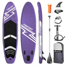 Prancha de stand up paddle premium FBSPORT de 11 pés, prancha de ioga com acessórios duráveis de SUP e bolsa de transporte postura ampla, controle de surf, deck antiderrapante, coleira, remo e bomba para jovens e adultos