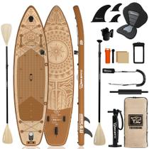 Prancha de stand up paddle TIGERXBANG 350 x 91 x 15 cm com design tribal Prancha de stand up paddle TIGERXBANG 350 x 91 x 15 cm com design tribal