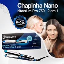 Prancha Dermylife Titanium Pro750 - 2 em 1 - Original