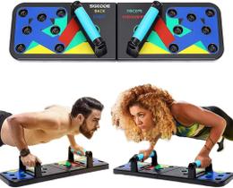 Prancha Flexão de Braço Multifuncional para Treino em Casa com Alça Pegador Rotativa Profissional Ajustável para Exercíc Prancha Flexão de Braço Multifuncional para Treino em Casa com Alça Pegador Rotativa Profissional Ajustável para Exercíc