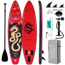 Prancha Inflável de Stand Up Paddle FunWater 11' 84 15 cm Estável EVA Prancha Inflável de Stand Up Paddle FunWater 11' 84 15 cm Estável EVA