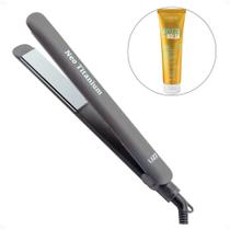 Prancha Lizz Neo Titanium Cinza 230C Bivolt + Mimo