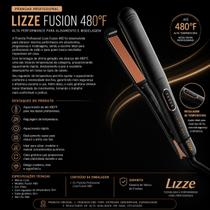 Prancha Lizze Fusion 480 PRETO 127V
