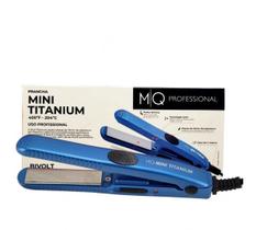 Prancha Mini Titanium 204C Azul MQ Professional Bivolt