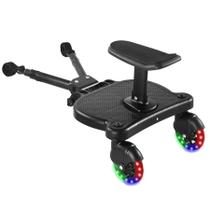 Prancha para Carrinho OmegaGym Universal 2 em 1 com Rodas LED e Assento Prancha para Carrinho OmegaGym Universal 2 em 1 com Rodas LED e Assento