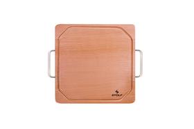 Prancha Para Churrasco Com Cabo Metal 30x30cm - Stolf
