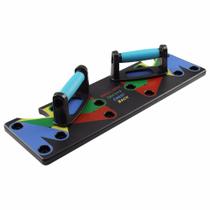 Prancha para Flexão de Braços 9 em 1 Push Up Rack Board JT-006