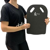 Prancha Para Treino Aula Natação Piscina 41x28x3cm DF1088-P Preto Dafoca Sports