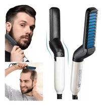 Prancha Pente Alisador Modelador P/ Barba E Cabelo Masculino Prancha Pente Alisador Modelador P/ Barba E Cabelo Masculino