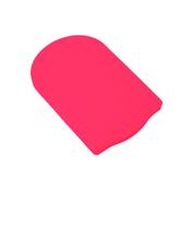 Prancha Pequena de Borracha EVA 35x23x3 cm Natação Infantil Evamax