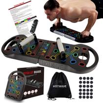 Prancha Push Up HOTWAVE Fitness Dobrável 20 em 1 Bar