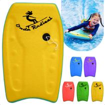 Prancha Surf BodyBoard 60cm Onda Radical Com Leash Infantil Juvenil Praia Piscina