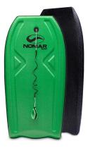 Prancha Surf Bodyboard Grande Master Com Leash Amador Verde