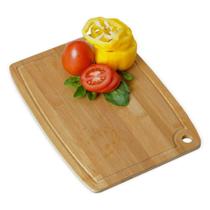 Prancha Tábua de corte Bambu 33 x 24cm para carne legumes e verdura