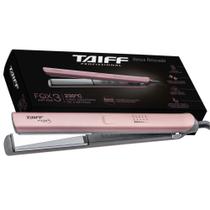 Prancha Taiff Fox Ion 3 rosa Chapinha com Display Digital