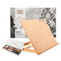 Prancheta A2 de Madeira com Estojo Conté Paris Prancheta A2 de Madeira com Estojo Conté Paris