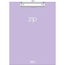 Prancheta A4 Zip Lilás