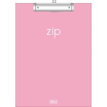 Prancheta A4 Zip RosaClaro