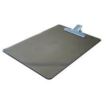 Prancheta acrílico fume A4 prendedor de metal Novacril