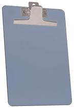 Prancheta Acrimet 920 premium prendedor metalico meio oficio pequena na cor azul clear