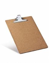 Prancheta Acrimet A4 madeira com prendedor de metal