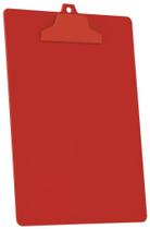 Prancheta Acrimet pop 129 pp com prendedor plastico A4 cor vermelha Prancheta Acrimet pop 129 pp com prendedor plastico A4 cor vermelha